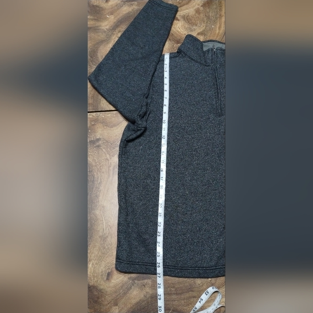 Columbia Men's Gray Quarter-Zip Pullover (L) - Picture 3 of 9